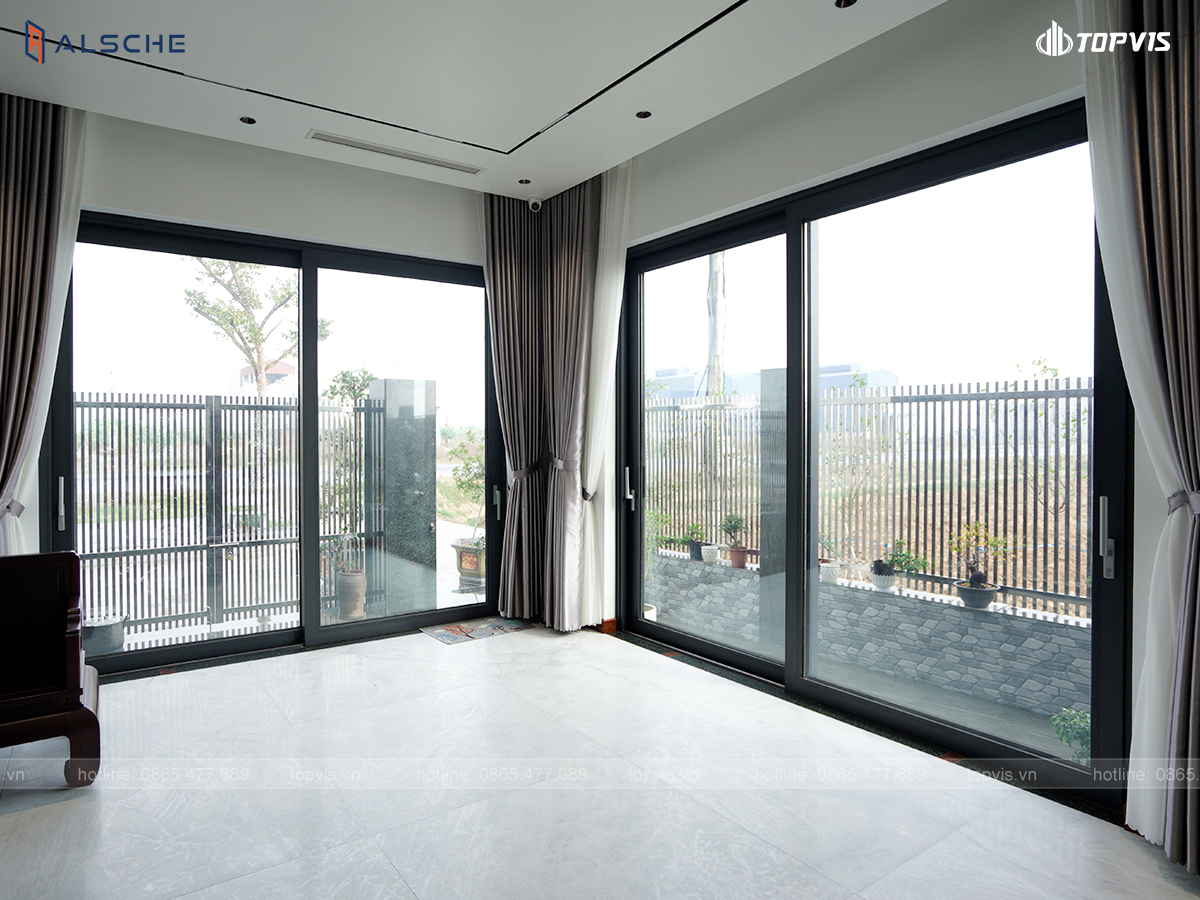 Cửa nhôm cầu cách nhiệt thương hiệu ALSCHE nhập khẩu Đức